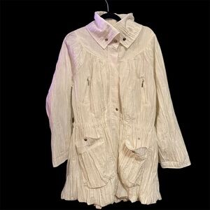 Samuel Dong Textured Cream Jacket